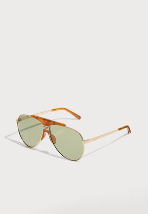 THE ATTICO, Solbriller - gold-coloured/brown/green