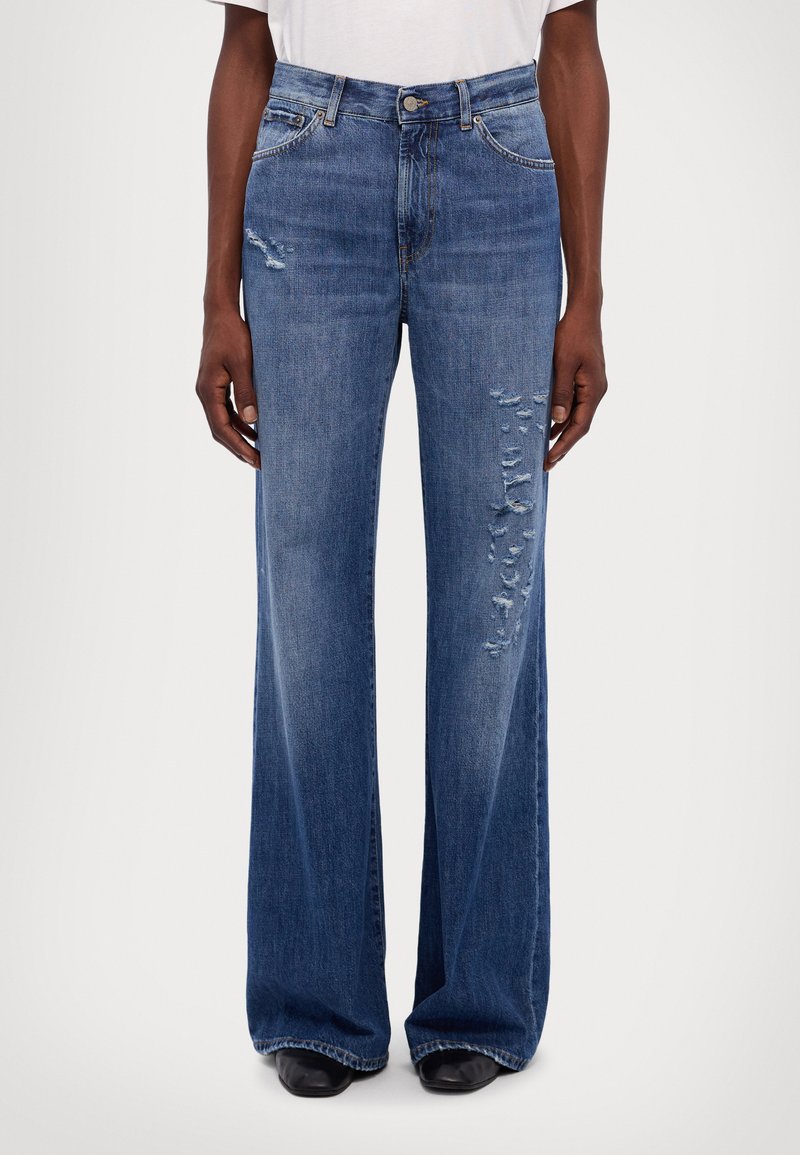 Dondup AMBER - Leveälahkeiset - blue