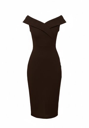 WAL G., Šaty do práce - dark brown