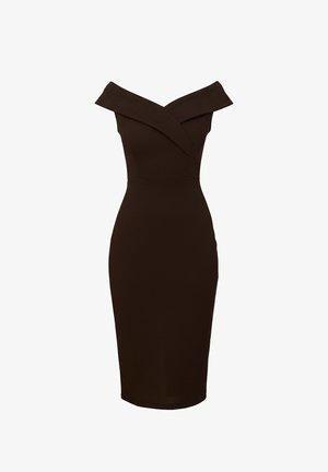 WAL G., Šaty do práce - dark brown