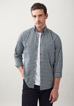 EASY IRON BUTTON DOWN OXFORD - Cămașă - navy micro check