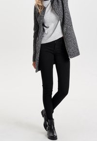 JDY Abrigo corto - dark grey