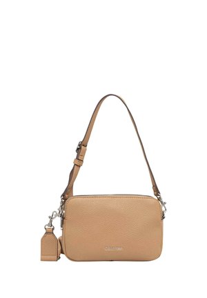 Calvin Klein, WEBBING 2X STRAP CAMERA BAG LV04F3656G - Kabelka - beige-chiaro
