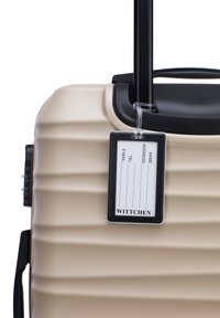 WITTCHEN MEDIUM SUITCASE WITH LUGGAGE TAG FROM ABS - Trolley - beige