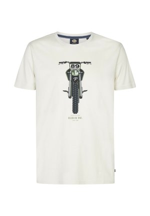 KURZARM - T-shirt con stampa - weiss