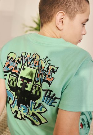 Next, LICENSE 2 PACK SET - Yöasusetti - green/blue minecraft