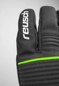 Reusch CROSBY R-TEX XT - Fingerhandschuh - black neon green