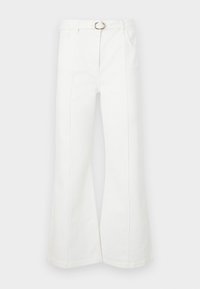 Flared-farkut - white