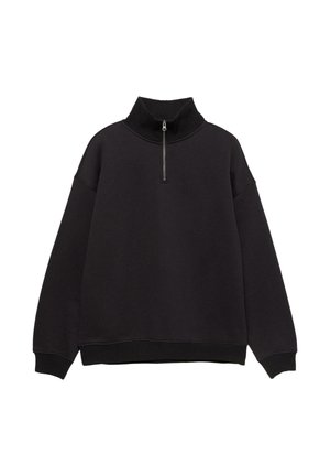 NECK ZIP-UP - Felpa - black
