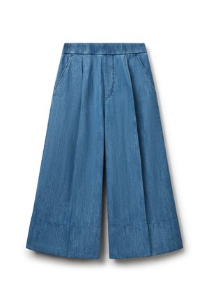 United Colors of Benetton, WIDE WITH CUFF - Relaxed fit jeans - blue