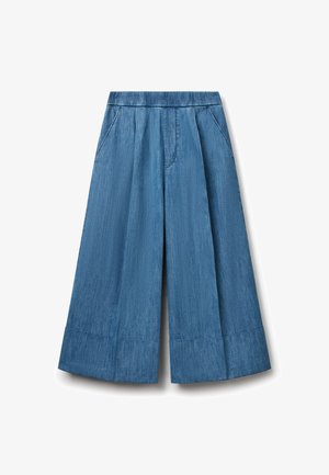 United Colors of Benetton, WIDE WITH CUFF - Jeans Relaxed Fit - blue