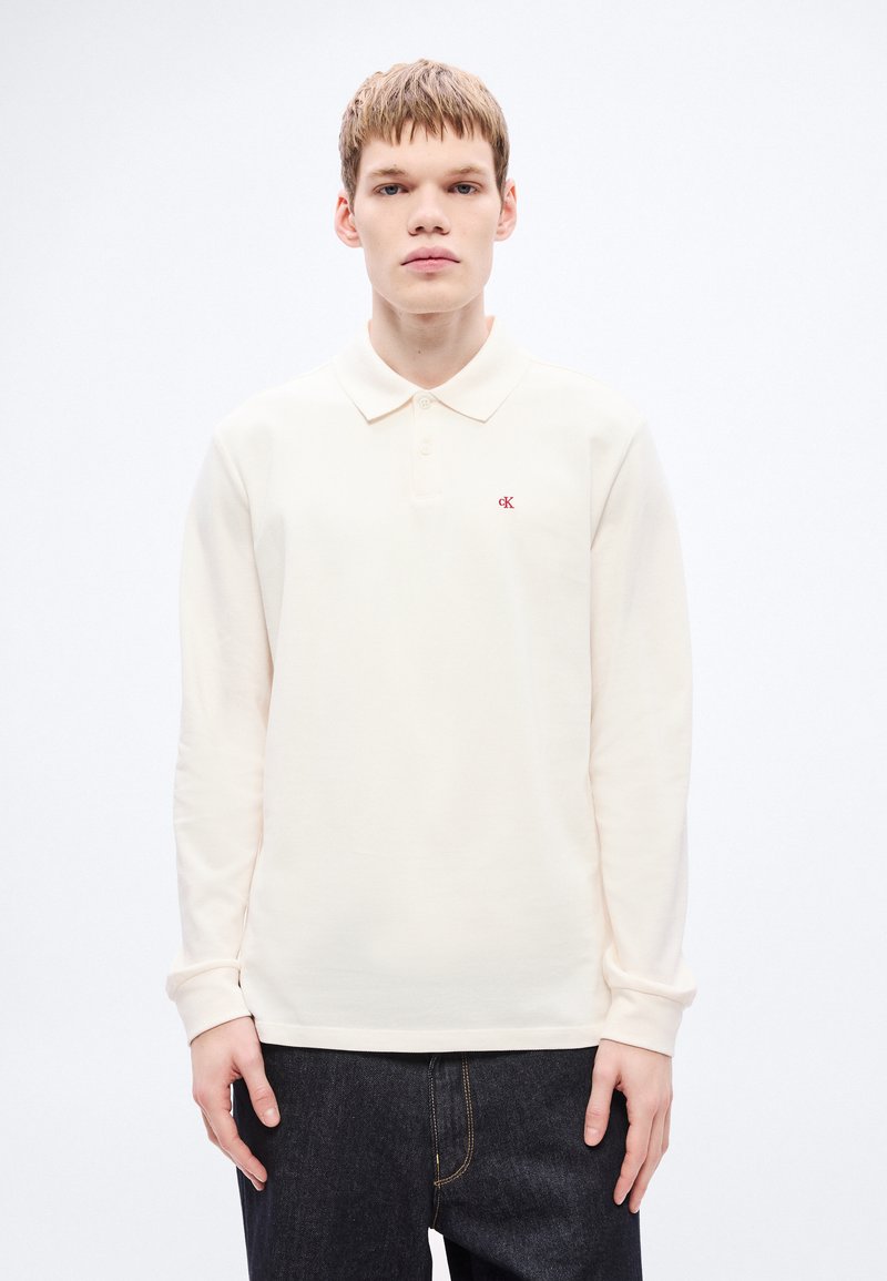 Calvin Klein Jeans CASUAL - Polotričko - white greige