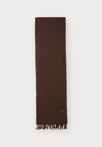 HERITAGE SOLID SCARF - Fular - rich brown