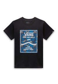 Vans - BOX  - T-shirts print - black grey Miniaturebillede 1