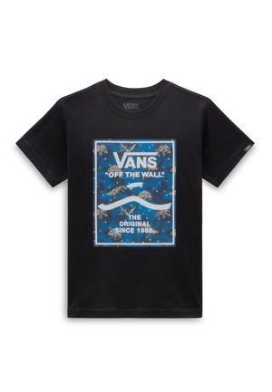 BOX  - T-shirt med print - black grey