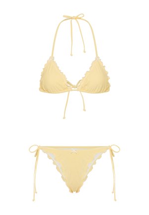 LASCANA, LASCANA TRIANGEL-BIKINI SET - Bikini - soft yellow