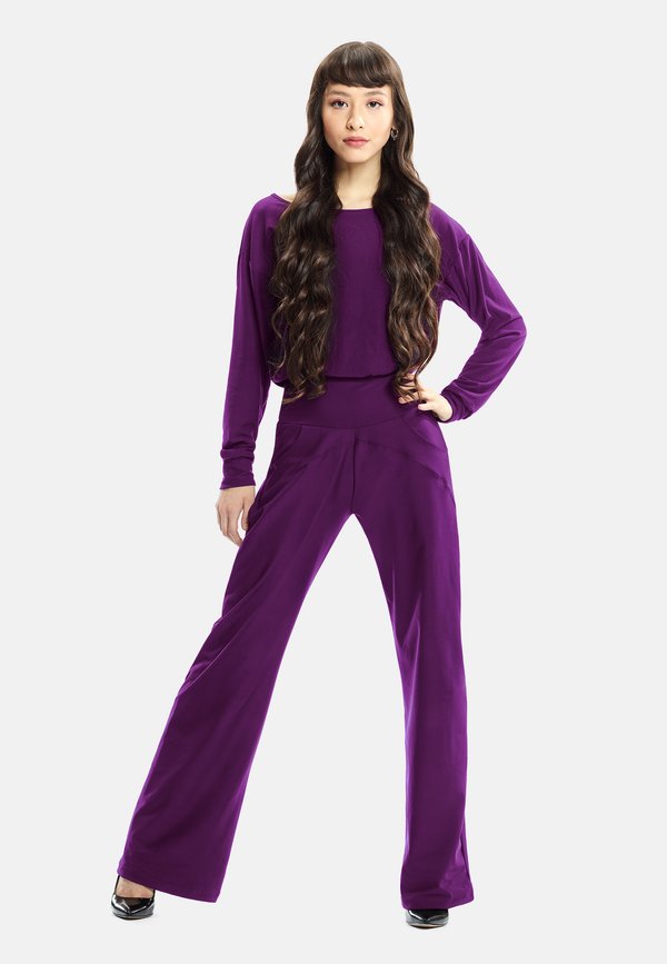 FUNCTIONAL COMFORT - Jumpsuit - dark plum