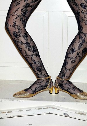 GIVIA 40 - Classic heels - snake print gold