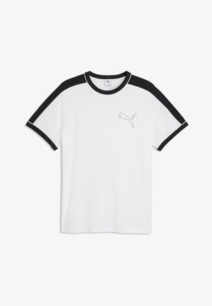Puma, T7 LOVE OF THE CAT RINGER TEE - T-Shirt print - white