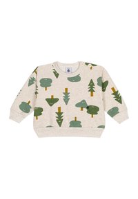 Petit Bateau Felpa - green, grey