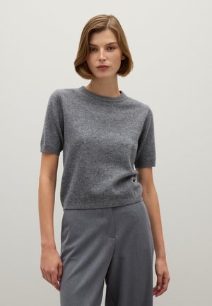 PURE SWEATER REGULAR FIT - T-shirt basic - grey marl