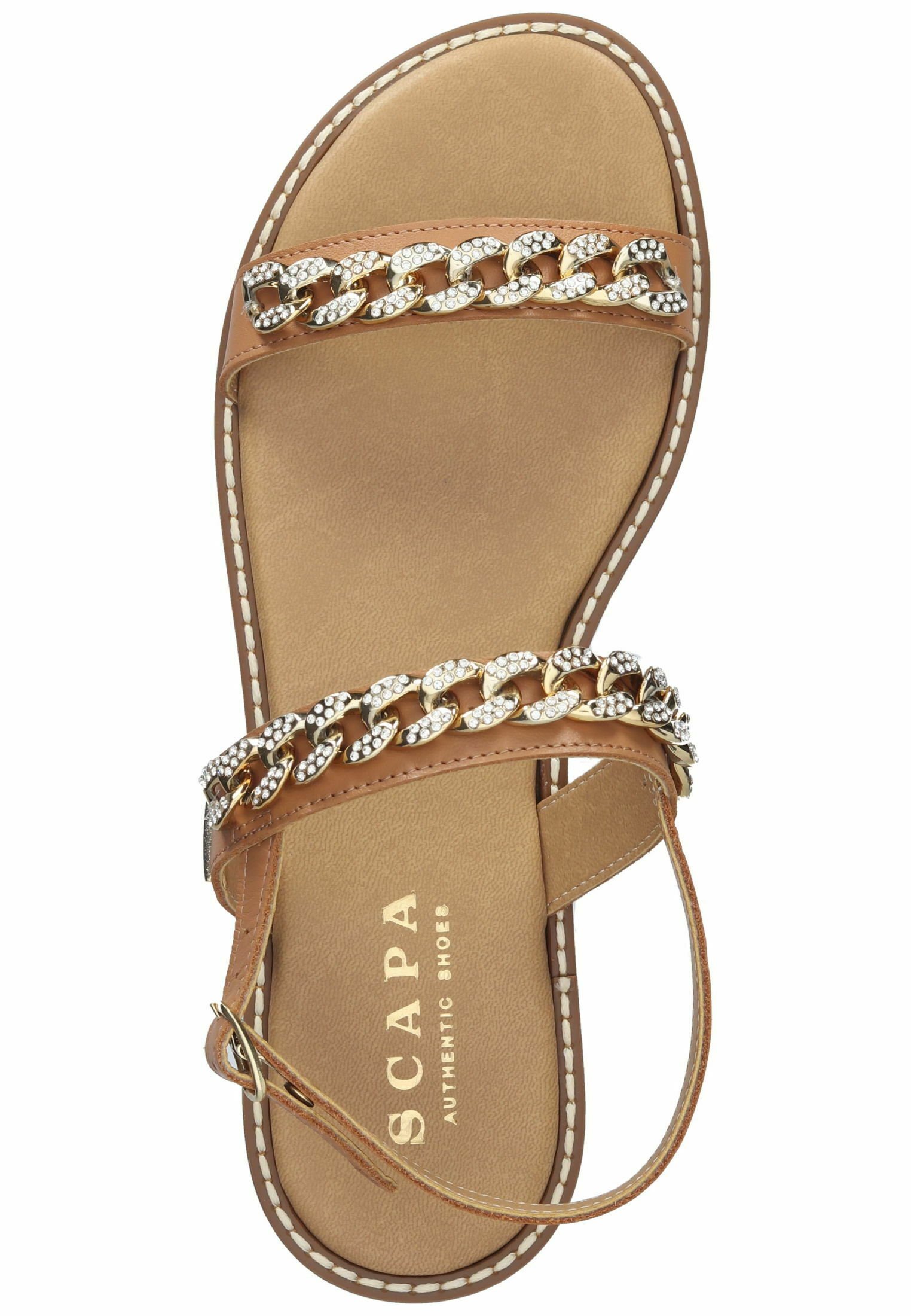 Scapa SANDALEN - Sandalen - cognac - Zalando.be