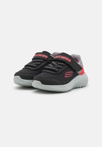 Skechers BOUNDER - Sneakers laag - black/red/grey
