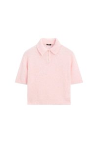 POLO COLLAR WITH SHORT SLEEVES - Poloshirts - pink