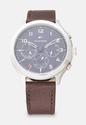ASHER - Zegarek chronograficzny - brown/blue