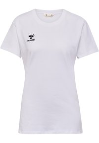 Hummel - T-shirt basic - white Miniatuurafbeelding 1