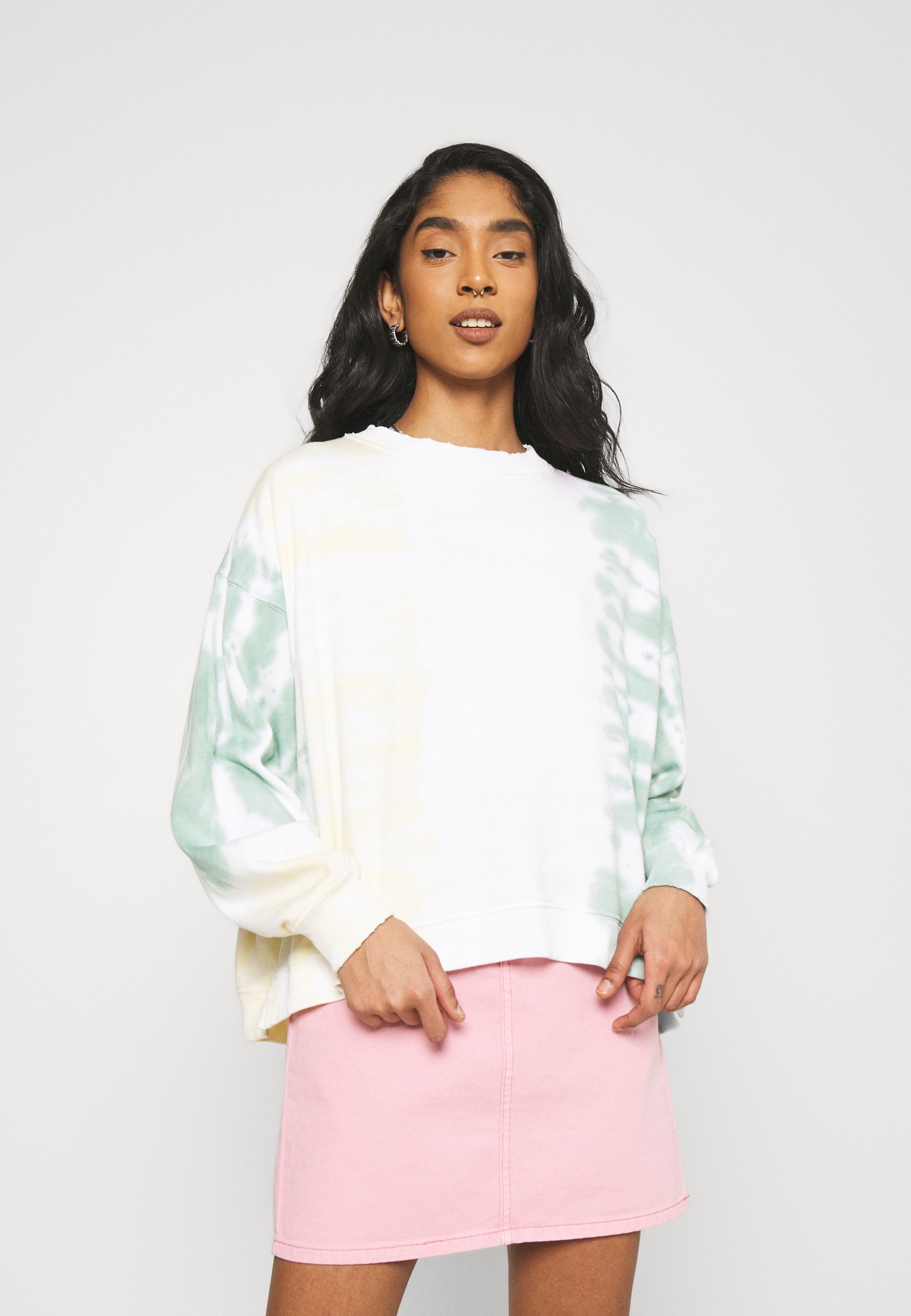 purple tie dye champion moletom com capuz