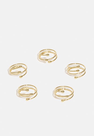 HUGO KREIT SPRING 5 PACK - Anillo - gold-coloured