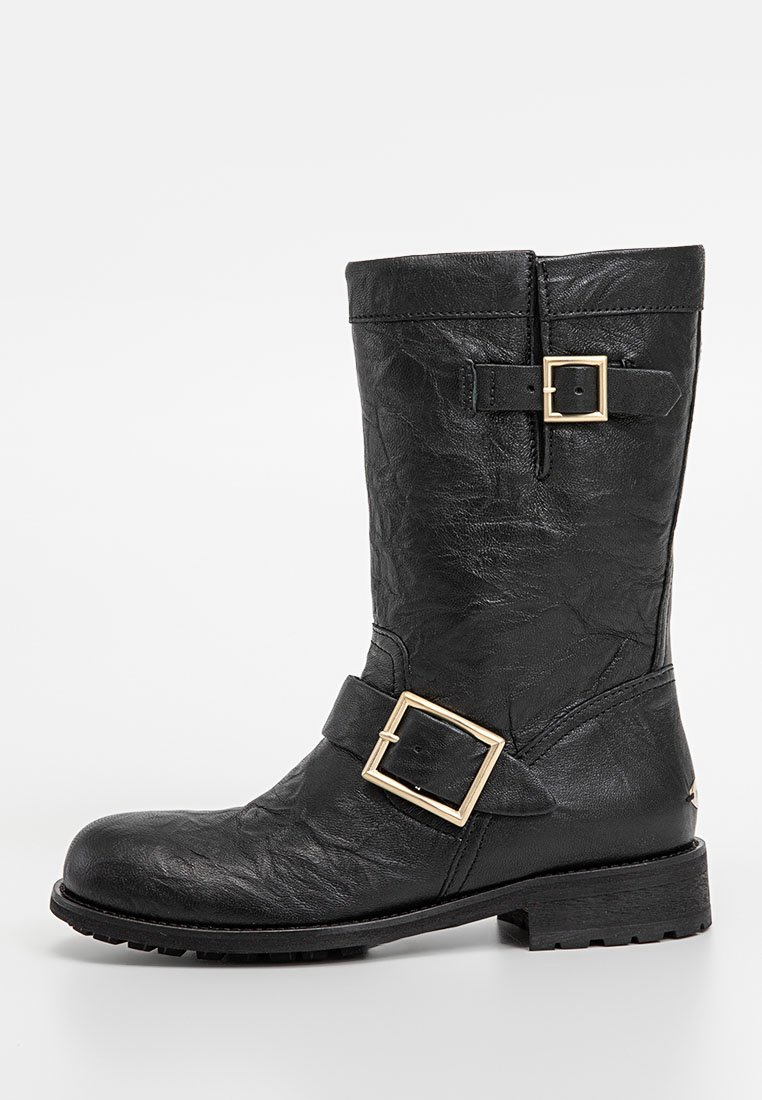 Jimmy Choo Cowboy-/Bikerlaarzen zwart Jimmy Choo Cowboy-/Bikerlaarzen zwart