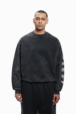 WEAKNESS CREWNECK UNISEX - Sweatshirt - black washed