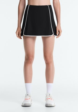 OYSHO, COMFORTLUX SHORT SKIRT WITH CONTRAST PIPING - Jupe de sport - black