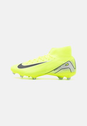ZM 10 ACADEMY FG/MG - Fotbollsskor fasta dobbar - volt/black