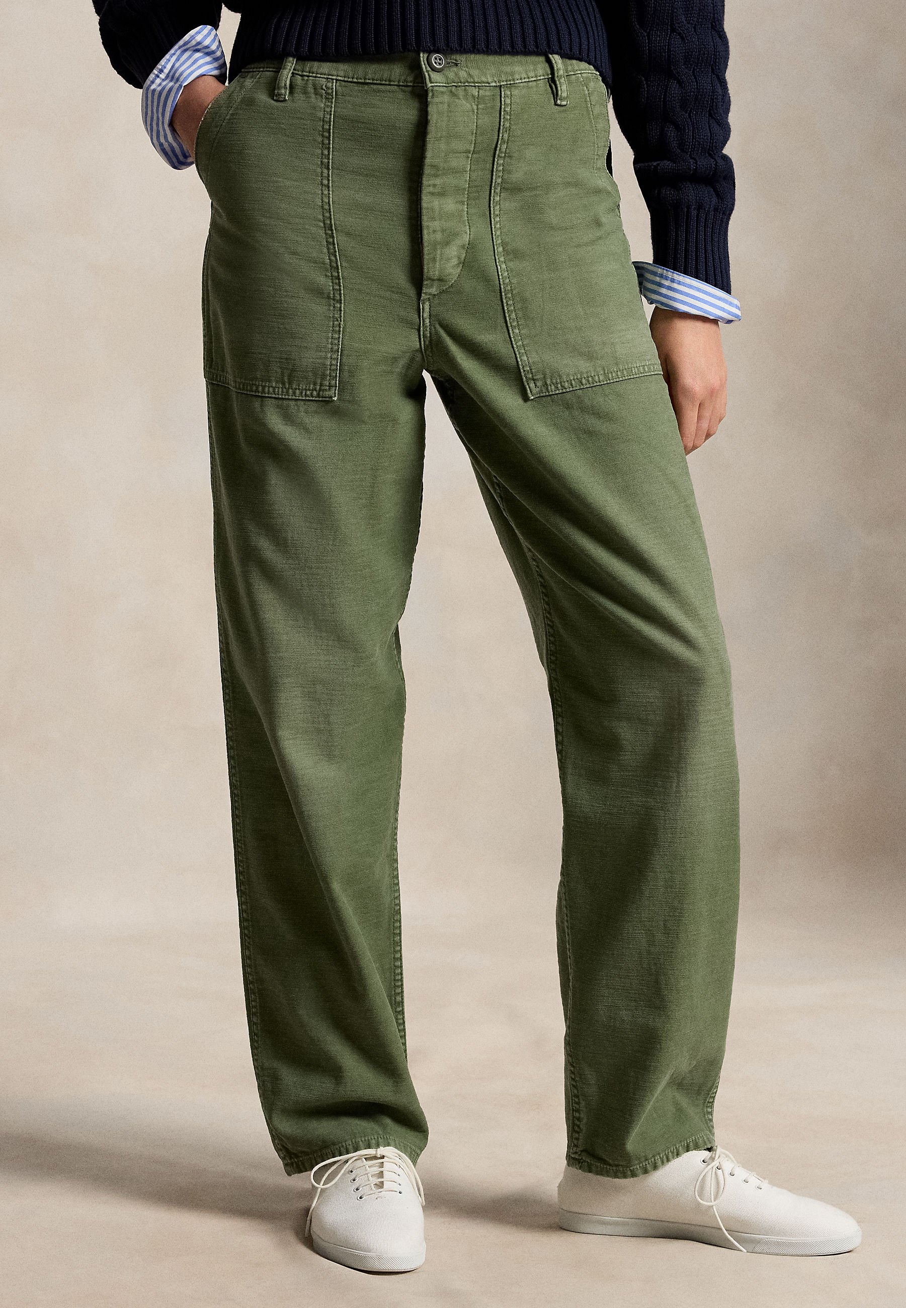 Polo Ralph Lauren THE RICKY PANT - Trousers - olive - Zalando.ie