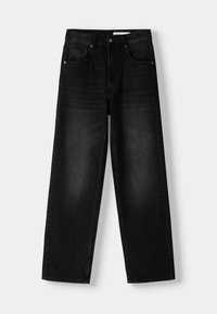 Straight leg jeans - black