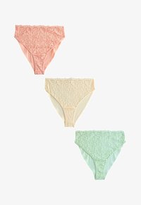 Wybrany, coral pink green cream