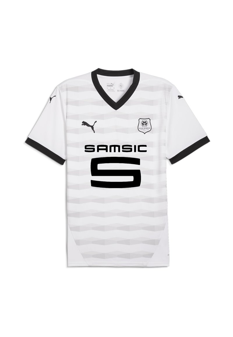 Short Vintage Stade Rennais Uhlsport Années 80, Blanc Et Noir, Taille M