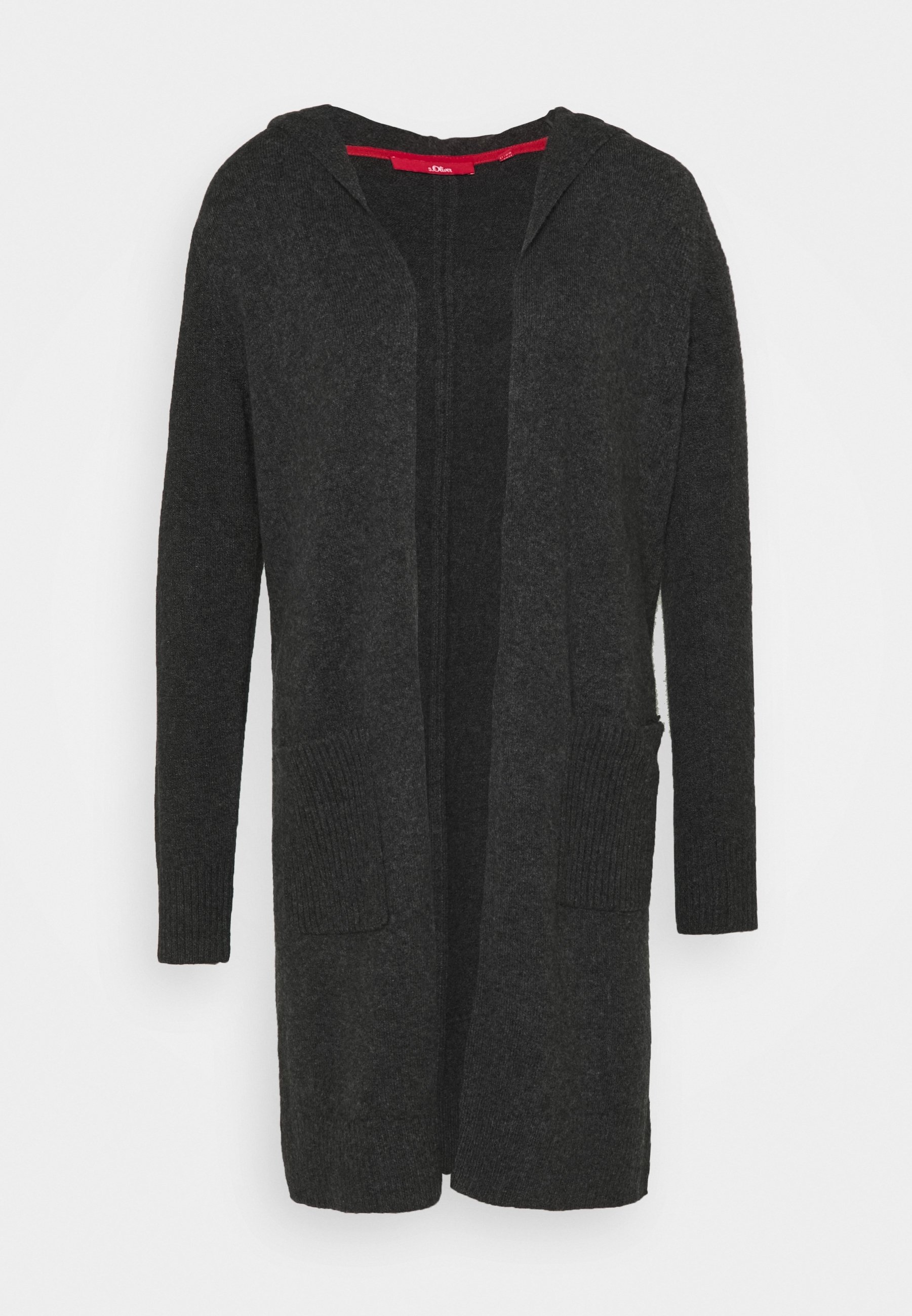 Strickjacken Strickmantel S Oliver LONG KAPUZE Cardigan Salbeigrün