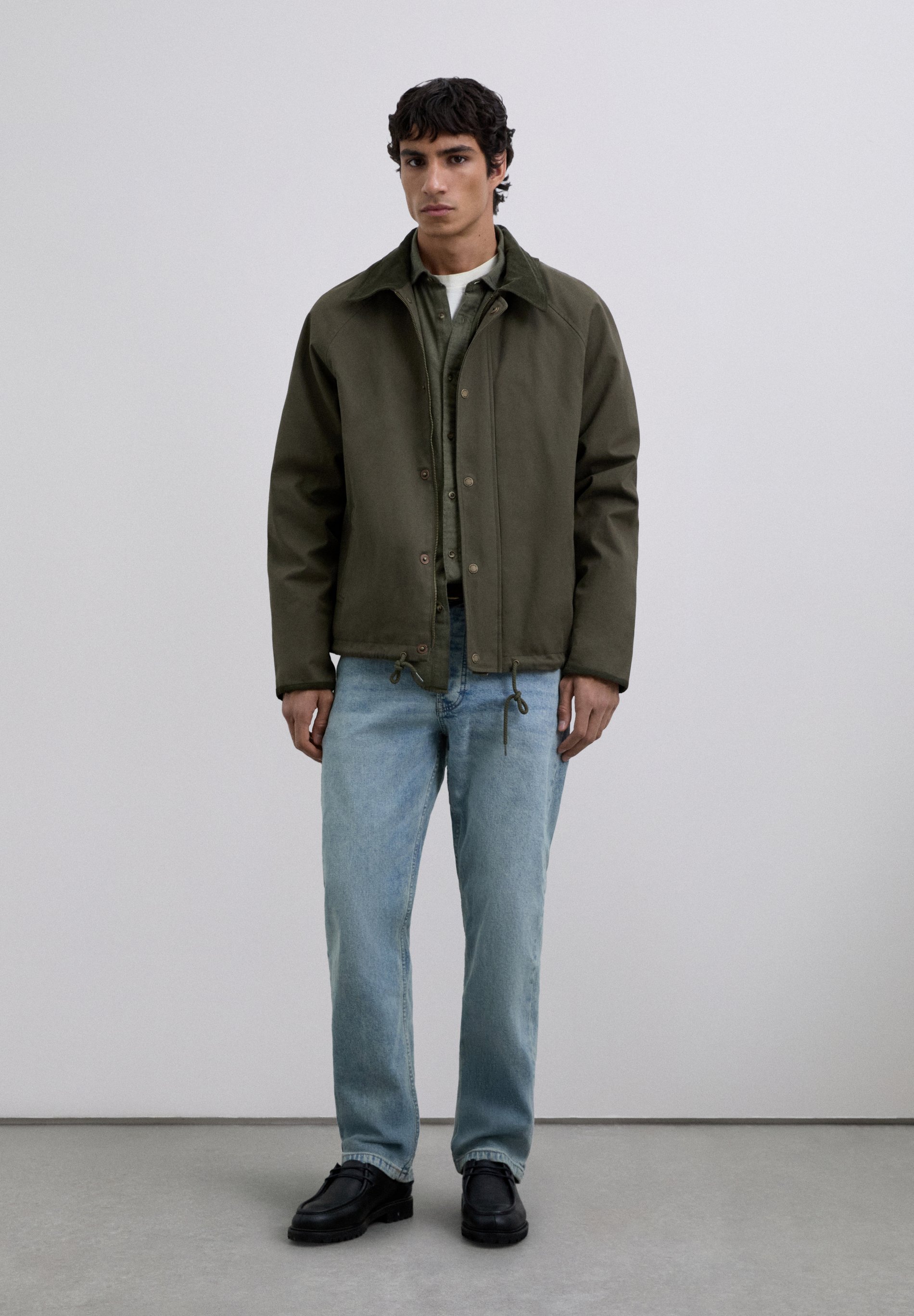 Scalpers BARIN Chaqueta de entretiempo dark khaki/caqui