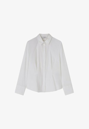 Motivi, CAMICIA CON BOTTONI NASCOSTI - Skjortebluser - bianco