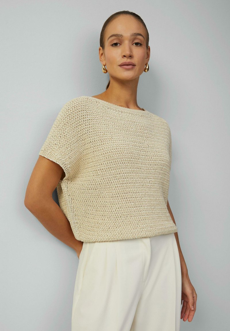 s.Oliver BLACK LABEL T-Shirt basic - helles beige