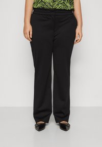 Vero Moda Curve - VMCCADENCE STRAIGHT - Housut - black Pienoiskuva 1