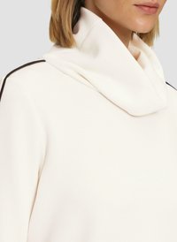 s.Oliver BLACK LABEL GESCHLITZTEM ÄRMELSAUM - Sweatshirt - ecru