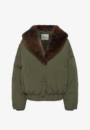 My Essential Wardrobe, MWJAMIE FUR - Χειμωνιάτικο μπουφάν - olive night