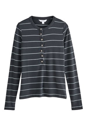 REGULAR FIT - LONG SLEEVE  - T-shirt à manches longues - ecru navy stripe
