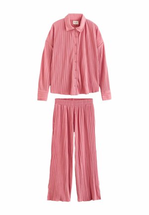 SET BUTTON THROUGH SET - Nattplagg set - pink