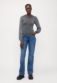 Vero Moda Tall VMTALIA O NECK  - Pulóver - black/silver-coloured